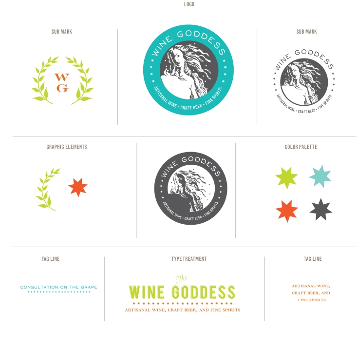 wine goddess logo page